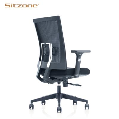 China (Size) Hot-selling Ergonomic Extended Backrest Adjustable Mid Back Sitzone mesh offic chair for sale for sale