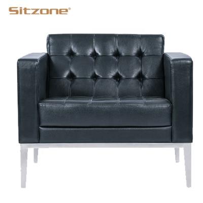 China New design factory direct sales office leisure stretch modern sofa stop of office leather sofa set on sale for sale