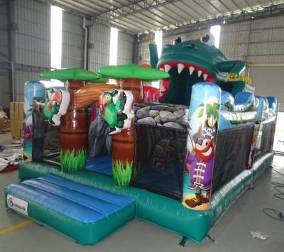 China EU standard high quality Jurassic city theme jungle amusement inflatable dinosaur theme park lead free amusement for sale