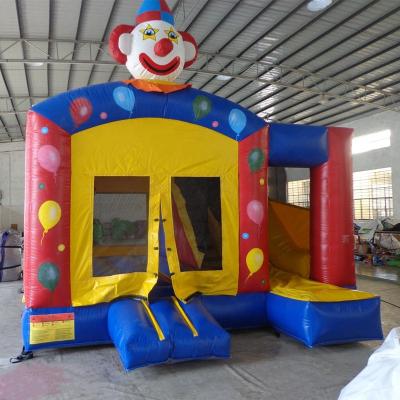 China Theme Lead Free Inflatable Combo Castle Clown Circus Inflatable Combo Toy for sale