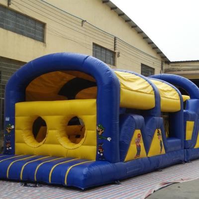 China Lead Free Outdoor Inflatable Obstacle Course Equipment Commercial Inflatable Obstacle Course For Kids for sale