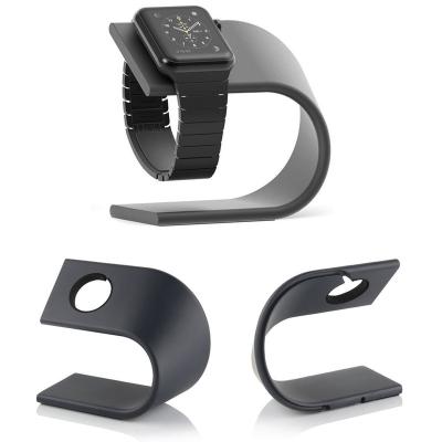 China Durable Aluminum Alloy Charger Dock Station Holder for Apple Watch Band Mount Stand For SmartWatch Charging Smart Watch Bracket Holder for sale