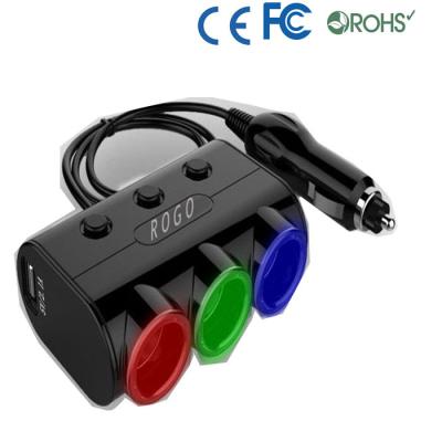 China 12v car cigarette lighter socket with cap for sale