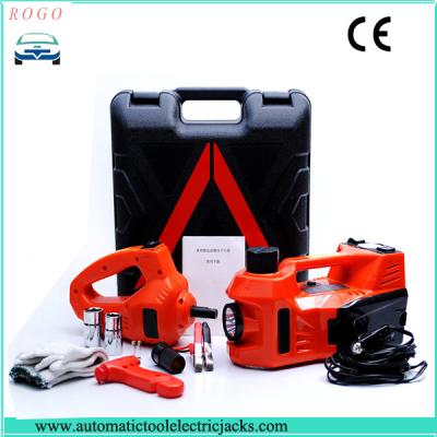 China auto emergency tools 3 functions electric lift car jack with led light for sale