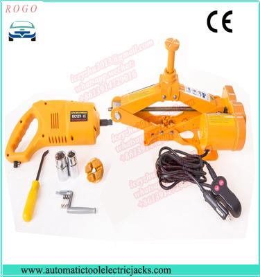 China automatic emergency tools 1-10 tons electric car jack with electric impact wrench for sale