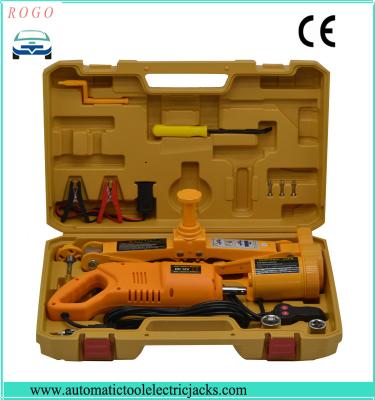 China vehicle tools 2 tons electric scissor  lifting car  jack with electric impact torque wrench for sale