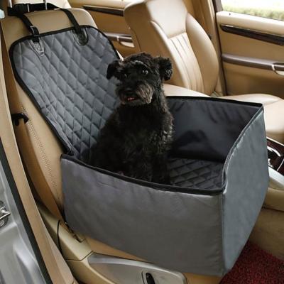 China Warm Viable Cushion Car Dog Mat Car Pet Front Seat Cover 2 in 1 Waterproof Foldable Pet Vehicle Mat for sale