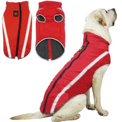 China Winter New Dog Apparel Winter Autumn Dog Apparel Border Wholesale Durable Reflective Warm Outdoor Apparel for sale