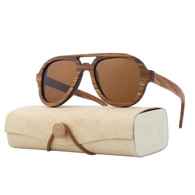 China High Quality Fashion High End Design Trendy Women Polarized Sport Natural Wooden Sunglasses for sale