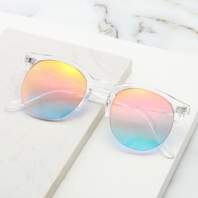 China Fashion Sunglasses High Quality Luxury Shades White Square Clear No Frame Sunglasses for sale