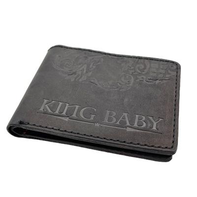 China New Arrival Wholesale Vintage Leather Flat Wallet Leather PU Leisure Men's Short Purse For Men for sale