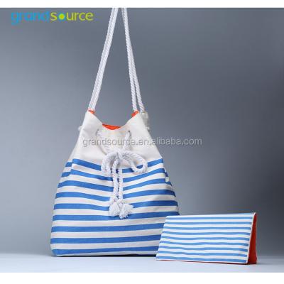 China Canvas Tote Beach Bag Rope Handle PACKING BAG for sale