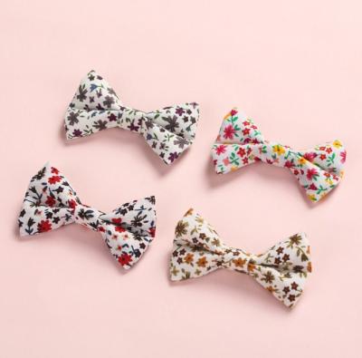 China Sweet Amazon Vends Children's Hair Accessories Baby Floral Bow Barrettes for sale