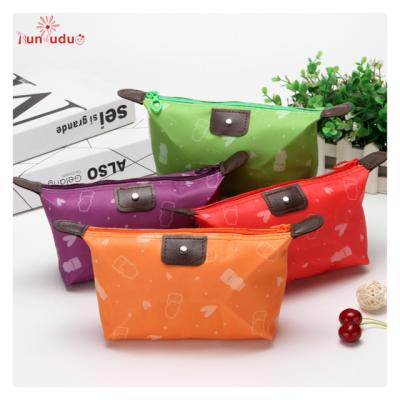 China Wholesale Canvas Promotional Gift Polyester Makeup Bags Travel Cotton Cosmetic Bag for sale