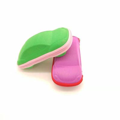 China Kids Portable Car Shaped EVA Portable Glasses Case Cute Glasses Shape Bag Box Cases Kids Sunglasses Cases for sale