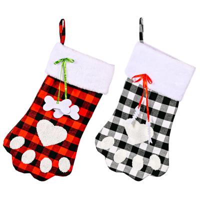 China 2021 new Christmas plush toy christmas candy stockings elk decorations high quality kids children for sale