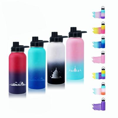 China Custom Sustainable Sports Water Bottle Flask Stainless Steel Durable Thermal Sports Water Bottle for sale