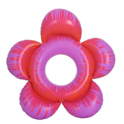 China 5 Petals Color Large Inflatable Bright Inflatable Shiny Flower For Adult Dimensions 165*40cm Gradient Pinkish Color for sale