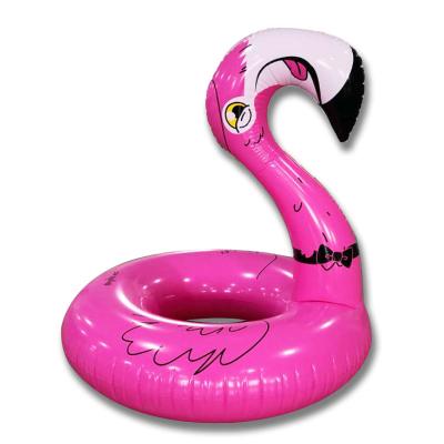 China Swimming Pool Toy Flamingo Inflatable Kids Adult Swim Ring For Swimming Pool Beach Ring Float Ring Baby for sale