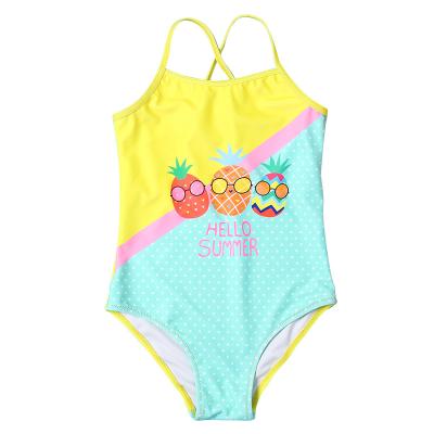 China QUICK DRY custom design printed cute kids swimwear beach swimwear kids swimwear for girls for sale