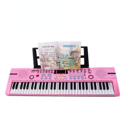 China ABS Plastic Electronic Piano 61 Master Kids Learning Toys Children Gifts For Sale for sale