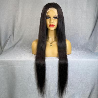 China Straight Silky Straight Wave Skuld Lace Wig 4x4 13x4 360 Lace for sale