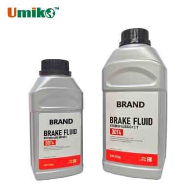 China 500ml Fully Synthetic Brake Fluid Braking System Energy Efficiency Eco friendly for sale