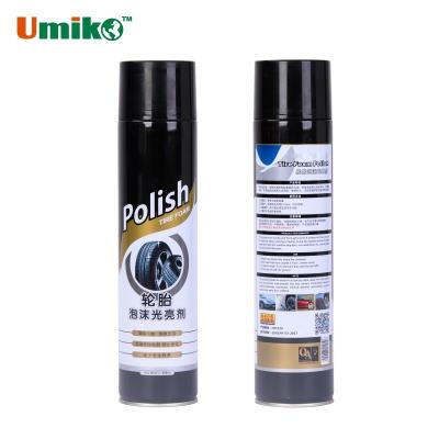 China Eco Friendly Tire Cleaner Foam With UV Protection And Streak Free Finish for sale