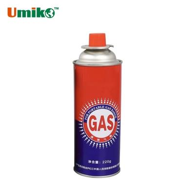 China High Efficiency Butane Camping Gas Canister for Outdoor Cooking and Camping Stoves for sale