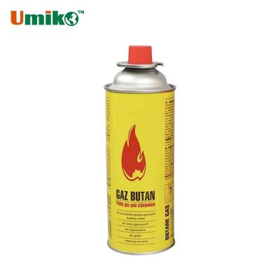 China Eco Friendly Butane Camping Gas Bottle Clean Burning Gas Butane Can for sale