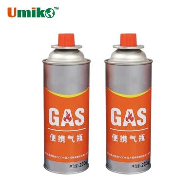 China Portable BBQ Butane Gas Bottles For Outdoor Hiking Camping And Emergency Use for sale