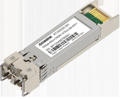 China Compatible Gigabit Ethernet 10G-ER CWDM-SFP+ Transceiver 10G CWDM SFP+ Tx1470-1610nm/Rx1260-1620nm ER 40km for sale