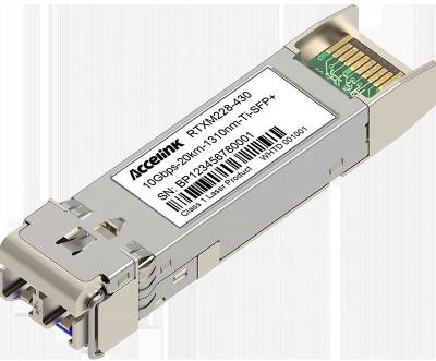 China Dual LC Front-Carry 10G SFP+ 20km 1310nm Wireless Optical Module Transceiver Module Compatible with Cisco JP H3C and More for sale