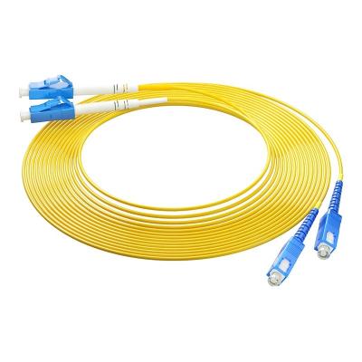 China FTTX Simplex Optical Fiber Patch Cords SC To SC Customized Patch Cord Cable for sale