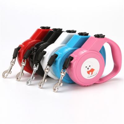 China Personalized Portable Automatic Retractable Dog Leash And Pet Collar Lesh for sale