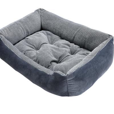 China 2021 Breathable Chinese Explosive Pet Seat Sofa Bed Mini Dogs Cute Gray Comfortable Beds Sofas for sale