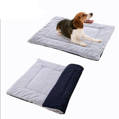 China Breathable Pet Nap Dog Mat Soft Short Dog Bed for sale