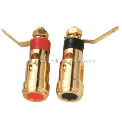 China audio & Visual Spring Loaded Gold Plated Speaker Posts Binding Terminals for sale