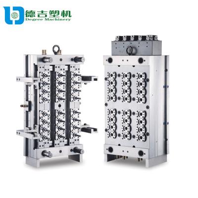 China Steel Commercial Insurance 24 Cavities Pet Bottle Preform Mold With Hot Runner for sale