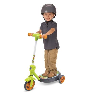 China 3 Years Old And Up Tricycle Three 3 Wheels Toy Pedal Electronic E Kick Kids Electric Scooters For Kids Sale for sale