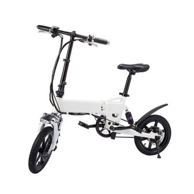 China Multifunctional City Ebike Pneumatic Shock Absorb Effortless Folding Up To 25KM Max Range Speed ​​Up 25KMP 14cm 35 Inch Tires EBicycle for sale