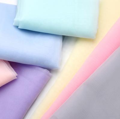 China New style anti-static sheer matte organza for dress and decoration for sale