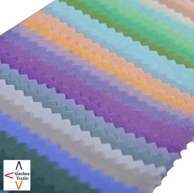 China Tear-Resistant Cheap 100% Polyester Spun Twisted Voile Fabric Width 44/45