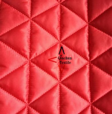 China 3 layers waterproof nylon fabric quilting patchwork snowflake pattern for winter coat for sale