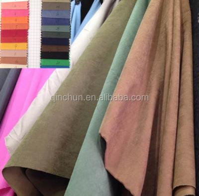 China Waterproof PNP Microfiber Twill Peach Skin Fabric 125gsm for sale