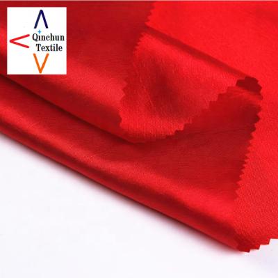 China Polyester Two Tone Anti-Static Cationic Taffeta 100 Lining Fabric For Dresses for sale