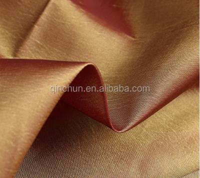 China Anti Static Anti Static Polyester Two Tone Taffeta Striping Fabric For Dress for sale