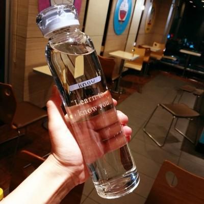 China Viable Factory Produced Wholesale Child Crystal Glass Water Bottle for sale