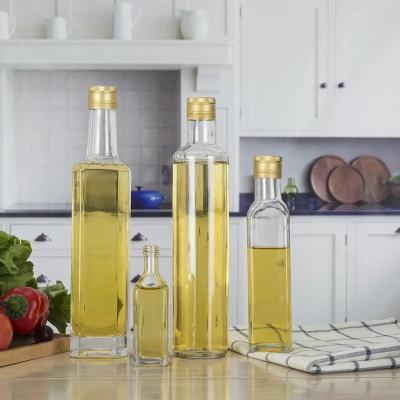 China The food olive oil bottle the glass material is guaranteed for sale