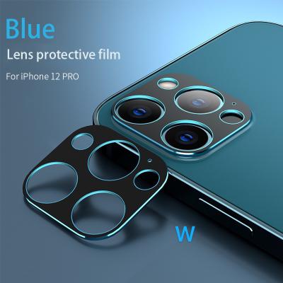 China Luxury High End Mobile Phone Scratch Proof HD Metal Hard Anti-Explosion Protect Lens For iPhone 12/12 PRO MAX Mobile Phone Lens Film for sale